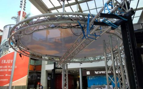 Circular truss rental