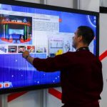 SBS 55" touch screen