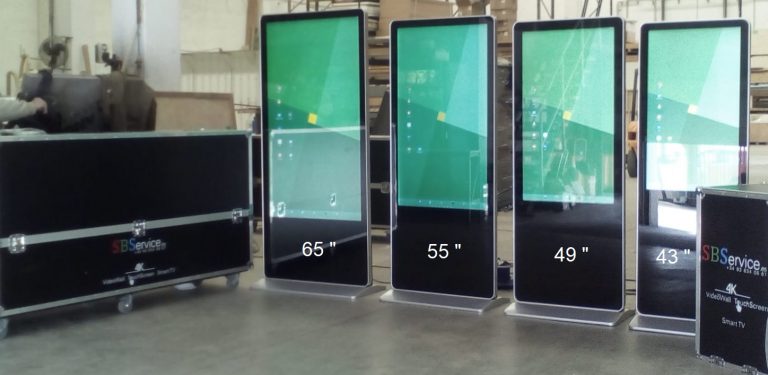 shopping centres rental totem touch