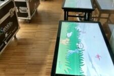 touchscreen tables rental europe