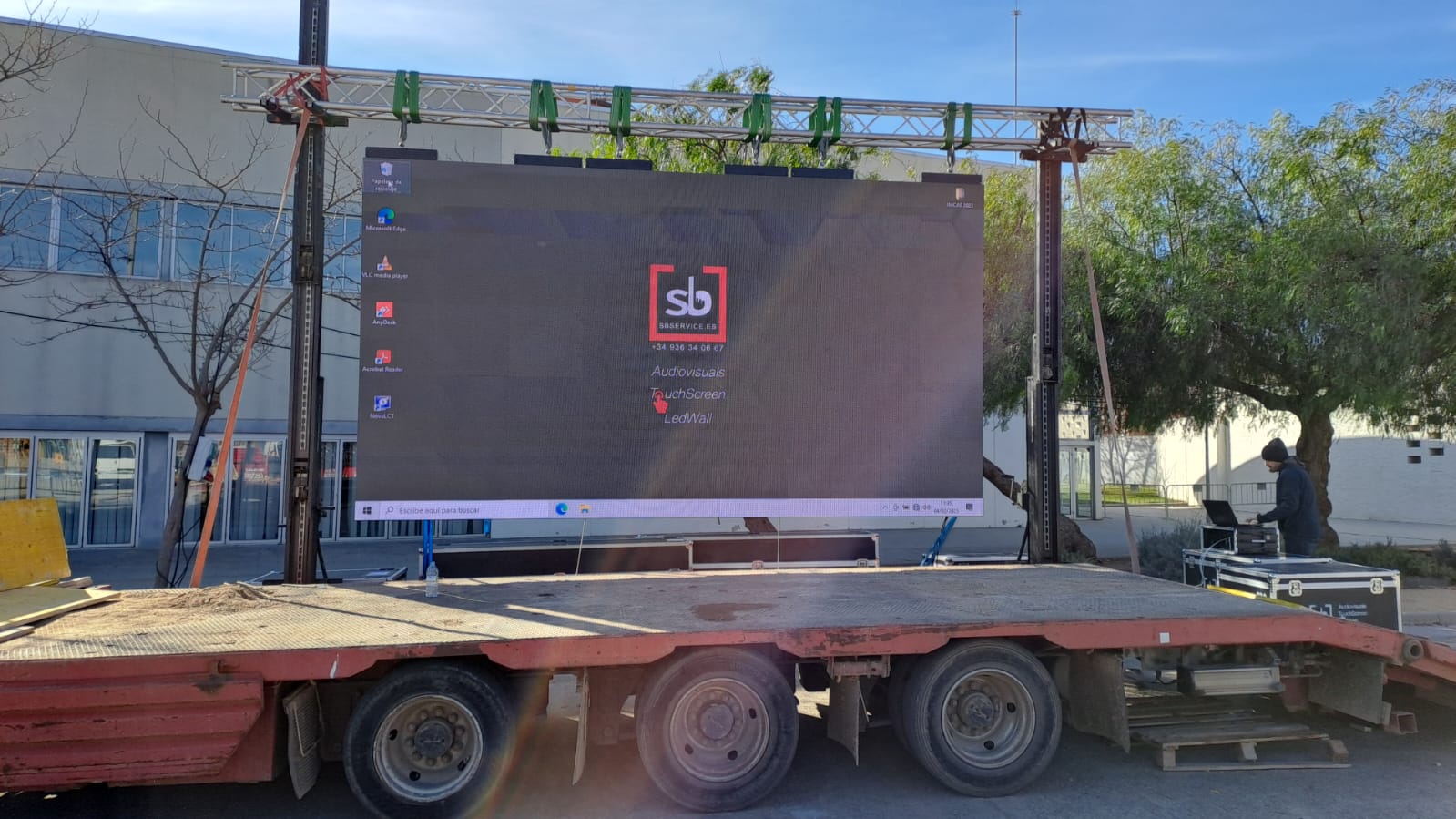 rental outdoor led screen barcelona