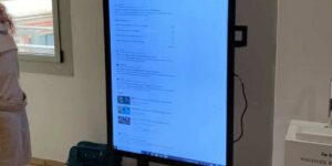 rental touchscreen Interactive touch screens events