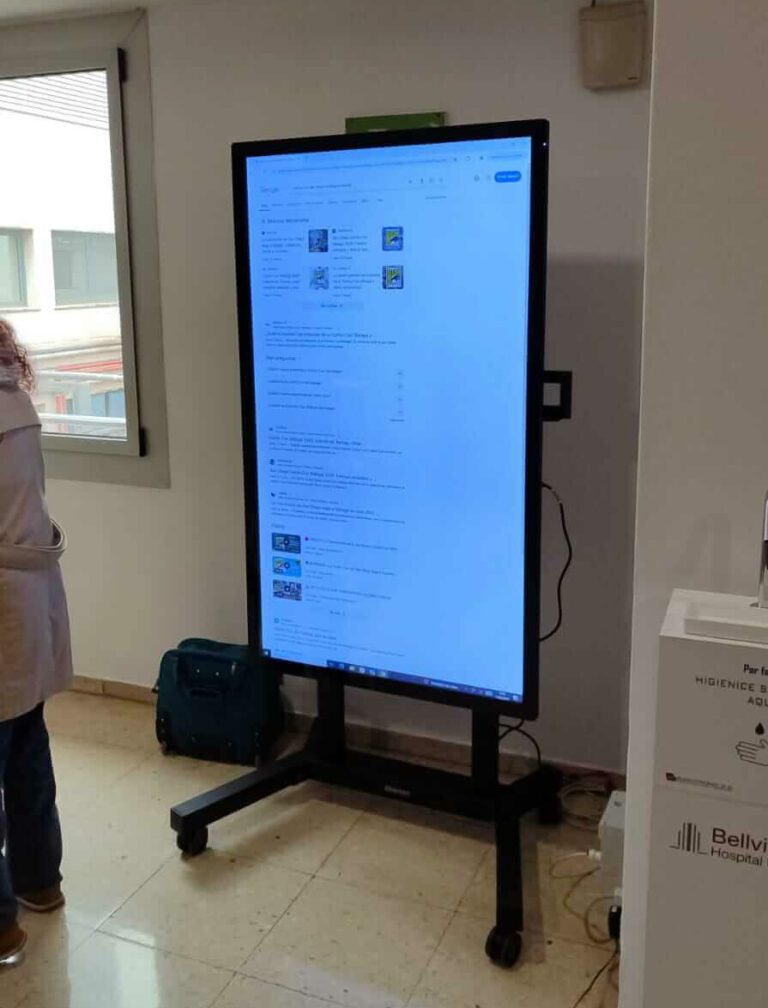 rental touchscreen Interactive touch screens events