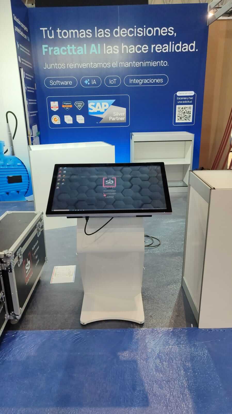 rental tactile kiosks events